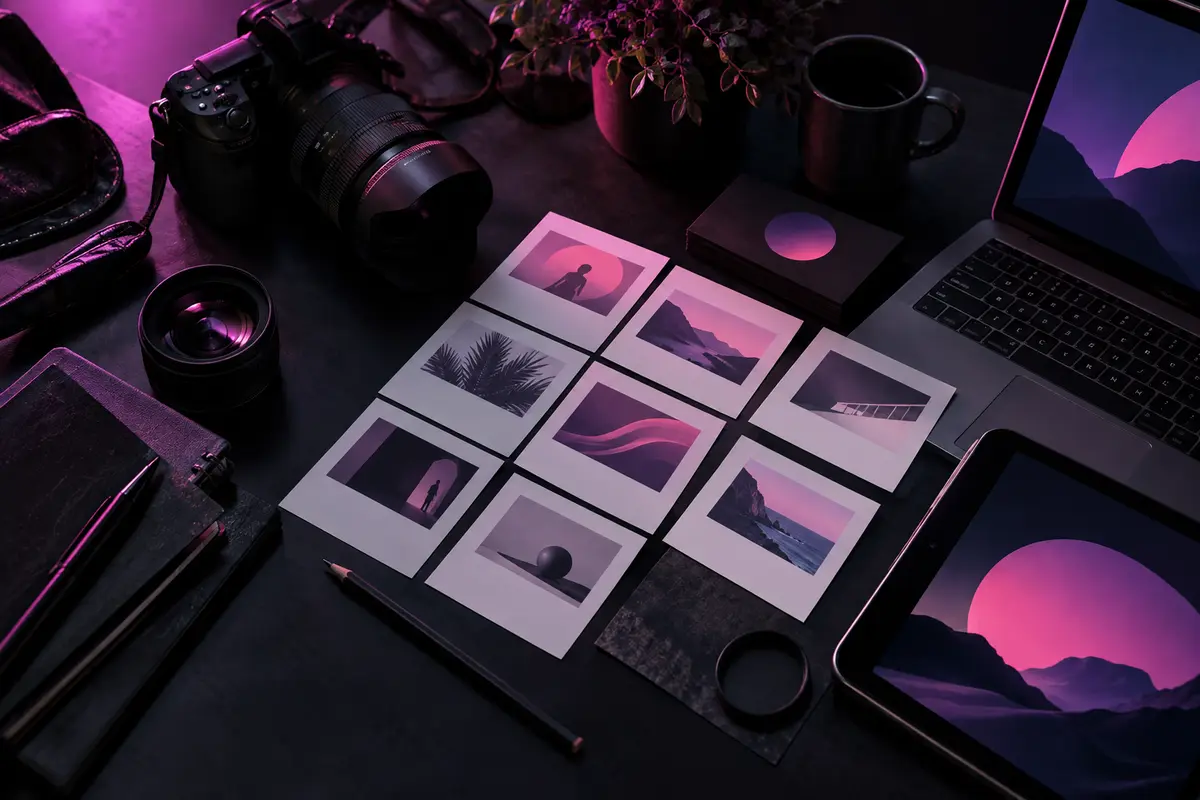 Illustrative mockups • replace with approved work