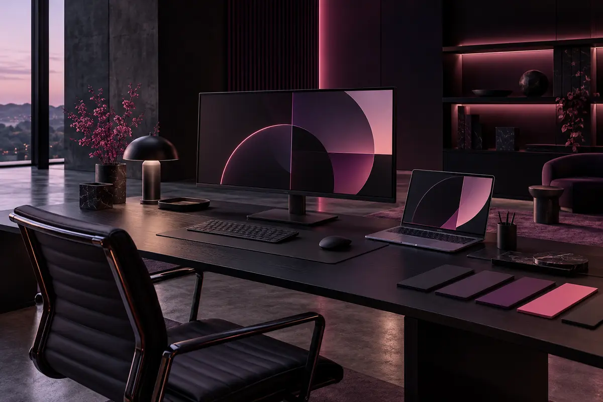 Illustrative interior · not a real team workspace